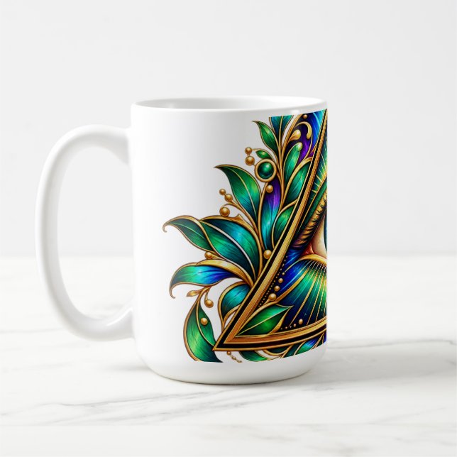Caneca De Café Observador Esmeralda (Esquerda)