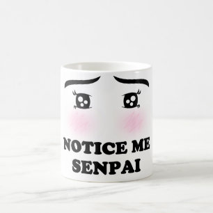 Caneca De Café Observe-me menina de cora Kawaii Manga do Anime de
