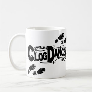 Caneca De Café Obstrução do dançarino da obstrução do vintag