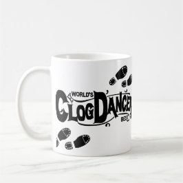 Caneca De Café Obstrução do dançarino da obstrução do vintage