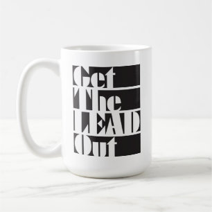 Caneca De Café Obtenha a ligação para fora agridem
