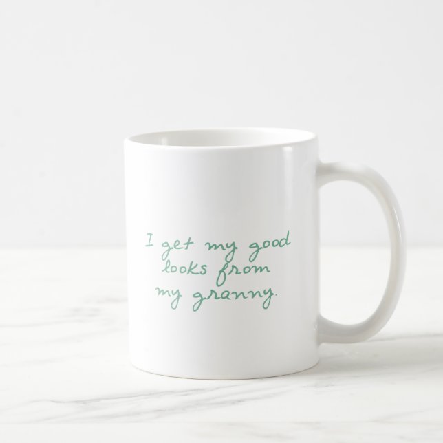 Caneca De Café Obtenha meus olhares da avó (Direita)