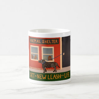 Caneca De Café Obtenha uma nova versão sobre a vida