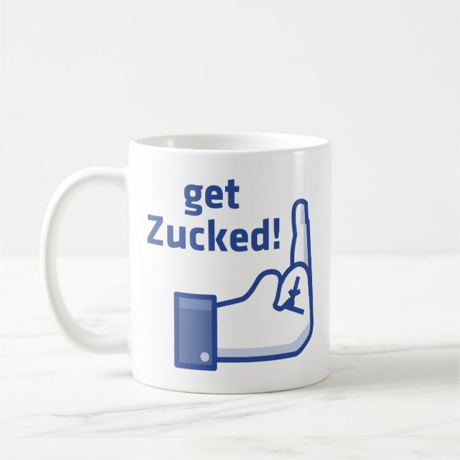 Caneca De Café Obter Zucked (Esquerda)