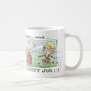 Caneca De Café Obteve meu trabalho ideal
