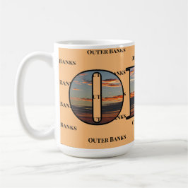 Caneca De Café OBX Texto do nascer do sol