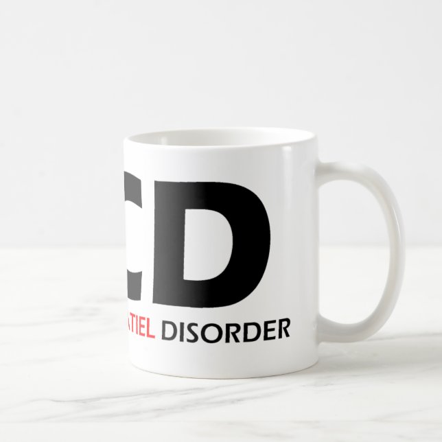Caneca De Café OCD - Perturbação Obsessiva do Cockatiel (Direita)