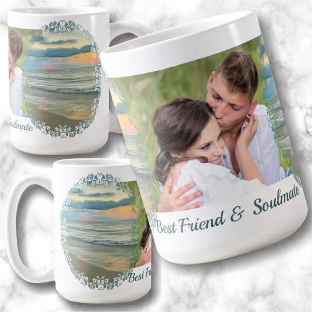 Caneca De Café Ocean Best Friend & Soulmate 0735 (Criador carregado)