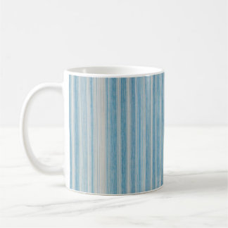 Caneca De Café Ocean Blue Vertical Stripe Mug