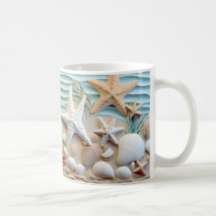 Caneca De Café Ocean Breeze Seashell Mug