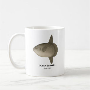 Caneca De Café Ocean Sunfish - Animais Marinhos da Califórnia