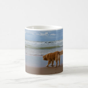 Caneca De Café Oceano anunciando do Retriever do pato de Nova
