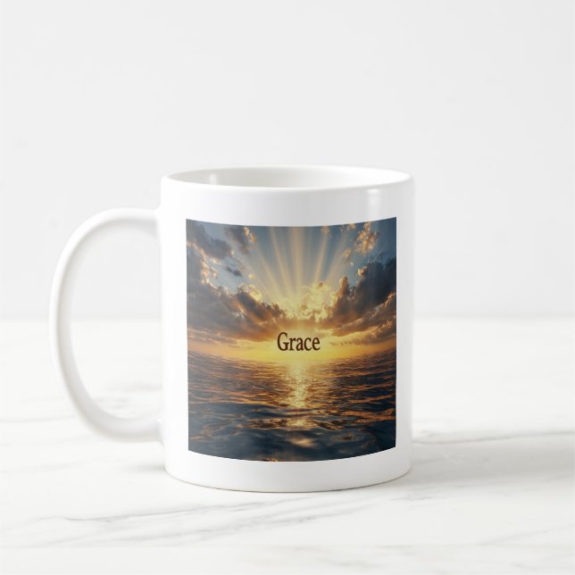 Caneca De Café Oceano de Graça (Esquerda)