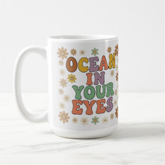 Caneca De Café Oceano nos seus olhos