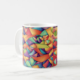 Caneca De Café Oceano Psicodélico