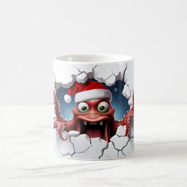 Caneca De Café Octopus 3D Natal (Centro)