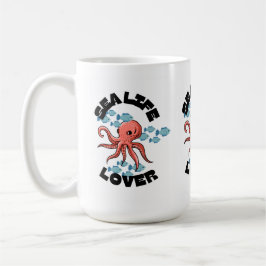 Caneca De Café octopus Classic Mug, amante da vida marinha
