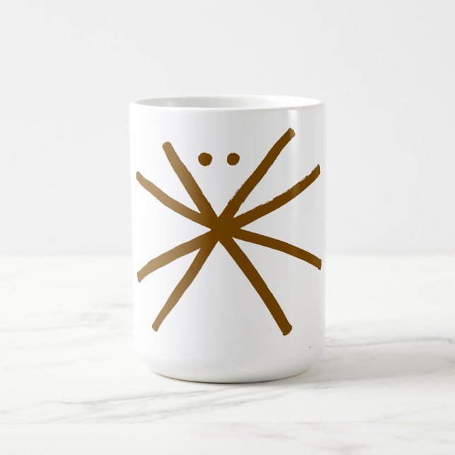 Caneca De Café Octopus Descreve Mug (Centro)