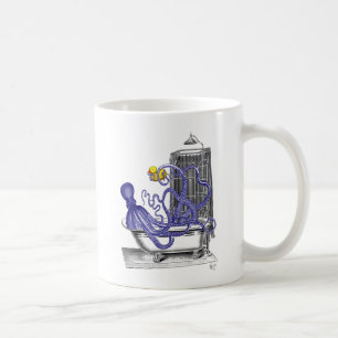 Caneca De Café Octopus em Bath 2