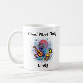 Caneca De Café Octopus Mug Personalizado - Hippie Retroativo