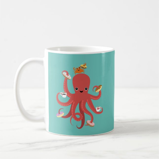 Caneca De Café Octopus Mugs (Esquerda)