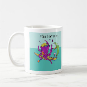 Caneca De Café Octopus Sea kayaking