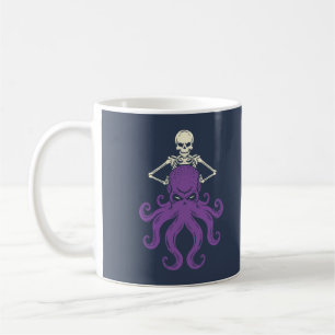 Caneca De Café Octopus Skeleton