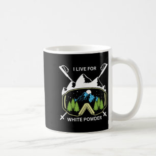 Caneca De Café Óculos de esqui retro snowboard vintage esqui anos