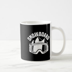 Caneca De Café Óculos de Esqui Snowboard Esqui Goggles Neve Snowb