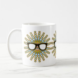 Caneca De Café Óculos de Nerd ensolarados + seu traseiro. & ideia