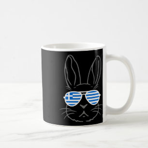 Caneca De Café Óculos de orelha de coelho engraçados Páscoa 2025