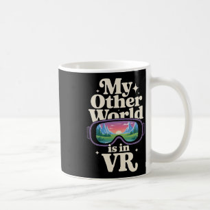 Caneca De Café Óculos de Realidade Virtual para Mundos de Jogador