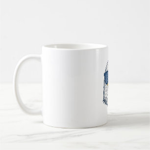 Caneca De Café Óculos de Sol Águia Patriótica Design Vetorial Vin