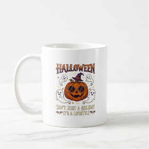 Caneca De Café Óculos de sol de abóbora de Halloween Chapéu de Br