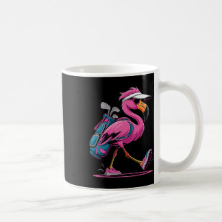 Caneca De Café Óculos de Sol de Golfe Ping Flamingo Mulher Senhor