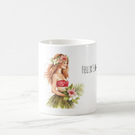 Caneca De Café Óculos de Sol Tropicais de Abacaxi Luz do Sol