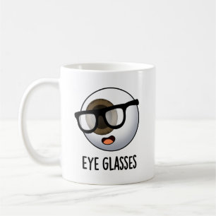Caneca De Café Óculos Engraçados Piadas de Olho 