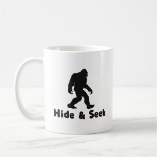 Caneca De Café Ocultar E Procurar Sasquatch Pé-Grande
