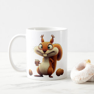 Caneca De Café 'Ocupado como um esquilo'