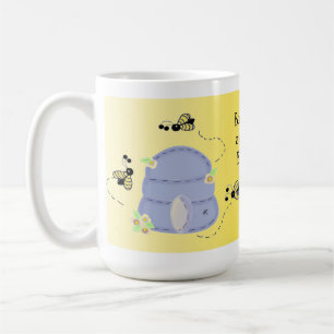 Caneca De Café Ocupado como uma Abelha