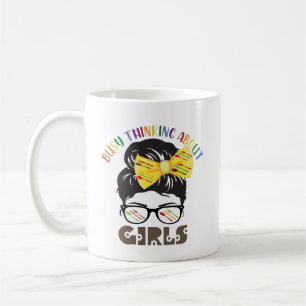 Caneca De Café ocupado pensando em garotas
