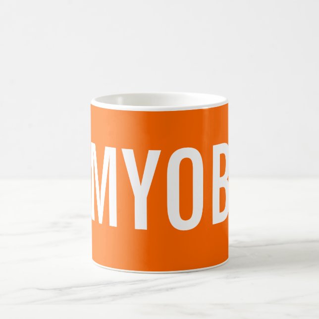 Caneca De Café Ocupe-se de seu próprio negócio (Centro)