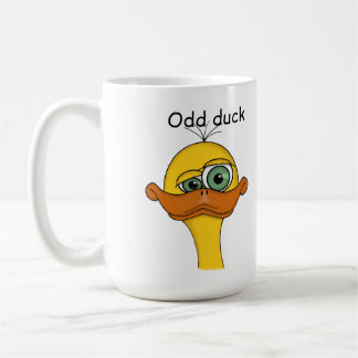 Caneca De Café Odd Cartoon Duck