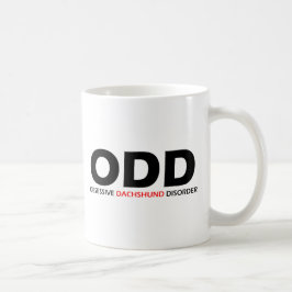 Caneca De Café ODD - Perturbação Obsessiva Dachshund