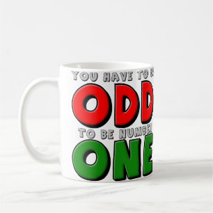 Caneca De Café Odd Ser Número Um