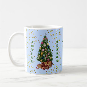 Caneca De Café Ode ao Ballet O Quebra-Nozes Árvore Azul