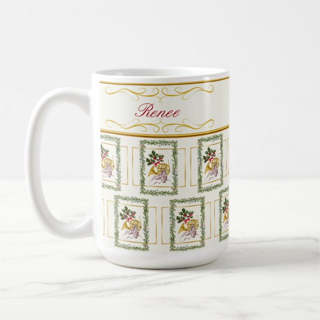 Caneca De Café Ode ao The Nutcracker Ballet Garland (Esquerda)