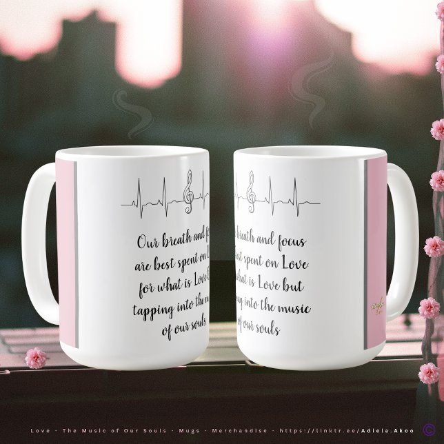 Caneca De Café Ode to Love Mug da Poeta Adiela Akoo (LOVE Quote Mugs by Poet Adiela Akoo. Shop my store for more fab finds, gr8t gift ideas & gift combos)