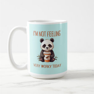 Caneca De Café Odeio Manhãs Panda Mug