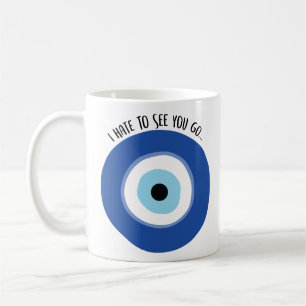 Caneca De Café Odeio Ver Você Ir Mug